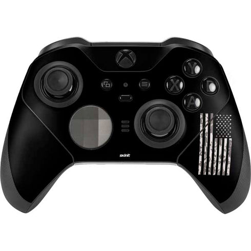 Black and White Camo American Flag Xbox Elite Wireless Controller Series 2 Skin
