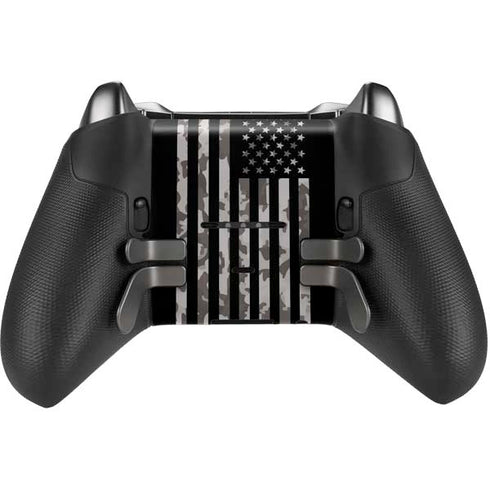 Black and White Camo American Flag Xbox Elite Wireless Controller Series 2 Skin