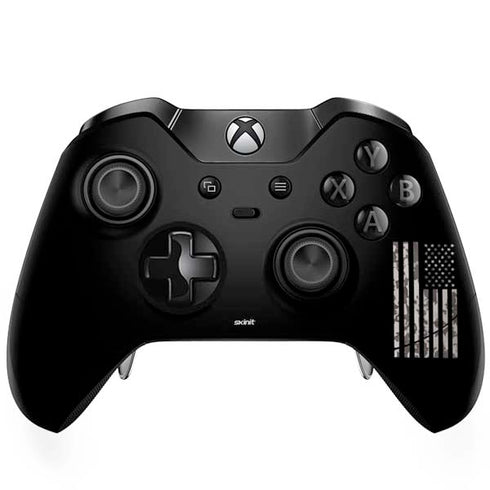 Black and White Camo American Flag Xbox One Elite Controller Skin