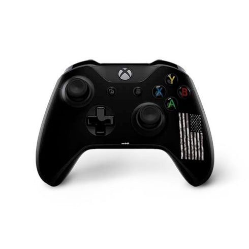 Black and White Camo American Flag Xbox One X Controller Skin
