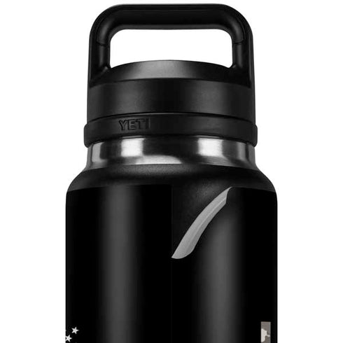 Black and White Camo American Flag YETI Rambler 36oz Bottle Skin