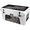 Black and White Camo American Flag YETI Tundra 65 Hard Cooler Skin