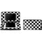 Black and White Checkered 3DS (2011) Skin