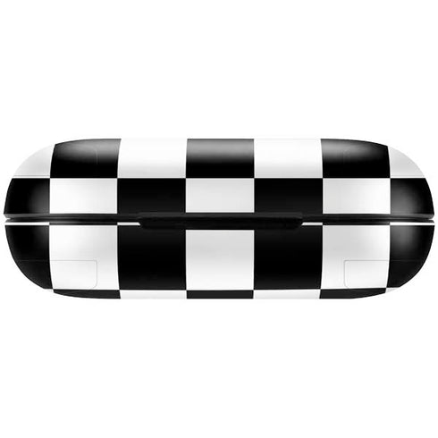 Black and White Checkered Amazon Echo Buds Skin