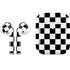 Black and White Checkered Apple AirPods 2 Skin