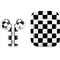 Black and White Checkered Apple AirPods Skin