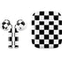 Black and White Checkered Apple AirPods Skin