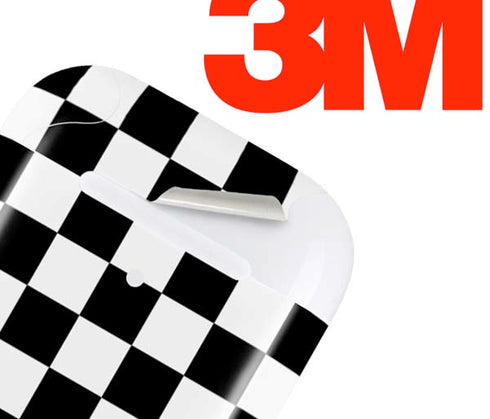 Black and White Checkered Apple AirPods Skin