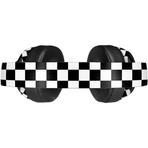 Black and White Checkered Beats Solo Pro Skin