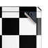 Black and White Checkered Cooler Master MasterBox Q300L Mini Tower Skin
