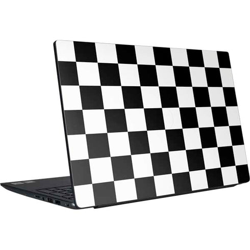 Black and White Checkered Dell Vostro Skin