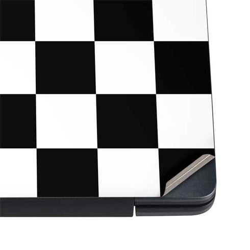 Black and White Checkered Dell Vostro Skin
