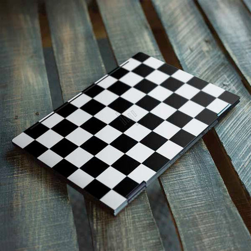 Black and White Checkered HP Envy Skin
