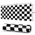 Black and White Checkered Gaming Mouse Pad
