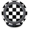 Black and White Checkered Fast Charge Wireless Charging Stand Skin