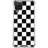 Black and White Checkered Galaxy A12 Clear Case