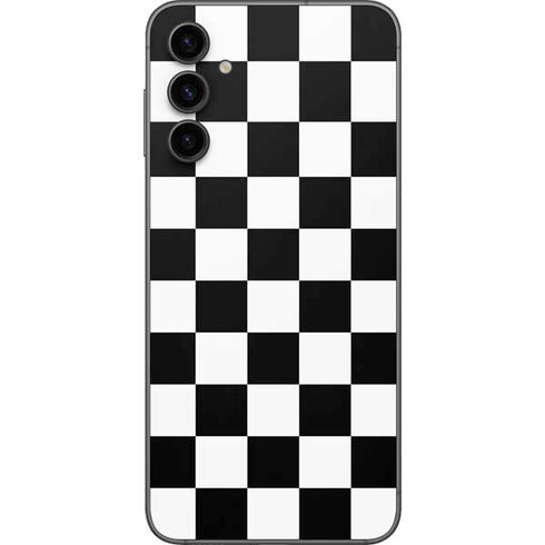 Black and White Checkered Galaxy A14 5G Skin