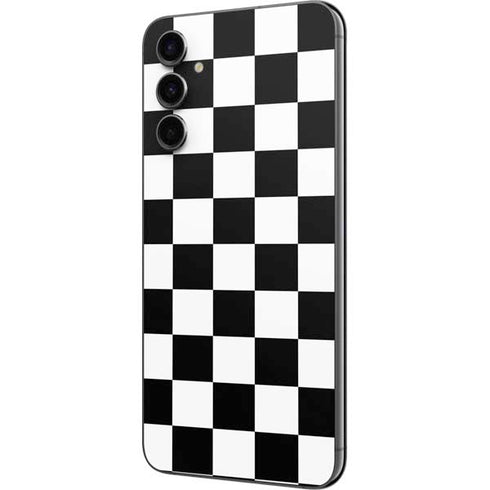 Black and White Checkered Galaxy A14 5G Skin