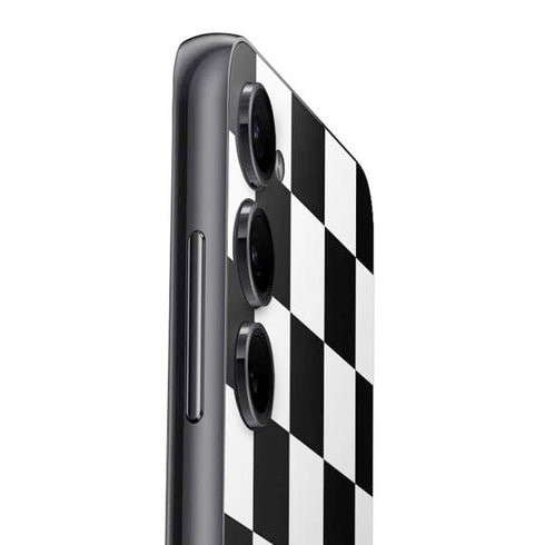 Black and White Checkered Galaxy A14 5G Skin