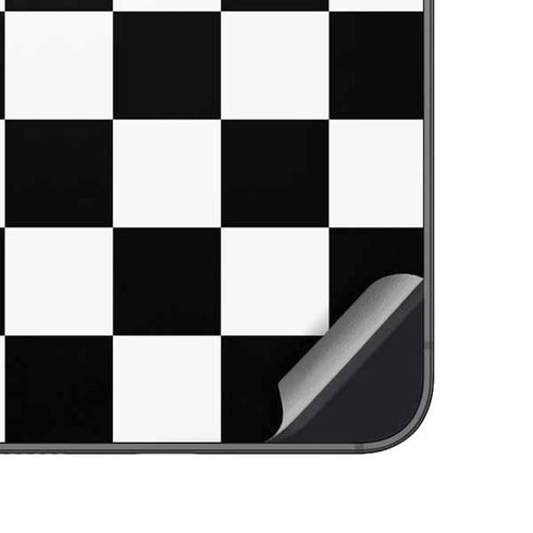 Black and White Checkered Galaxy A14 5G Skin