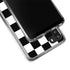 Black and White Checkered Galaxy A21 Clear Case