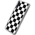 Black and White Checkered Galaxy A50 Clear Case