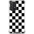 Black and White Checkered Galaxy A52 5G Clear Case