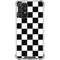 Black and White Checkered Galaxy A72 5G Clear Case
