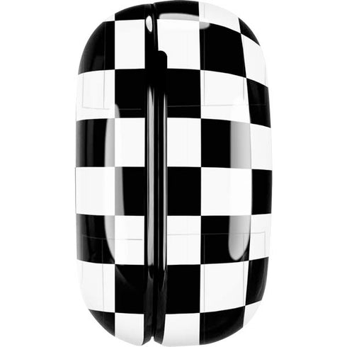 Black and White Checkered Galaxy Buds Pro Skin