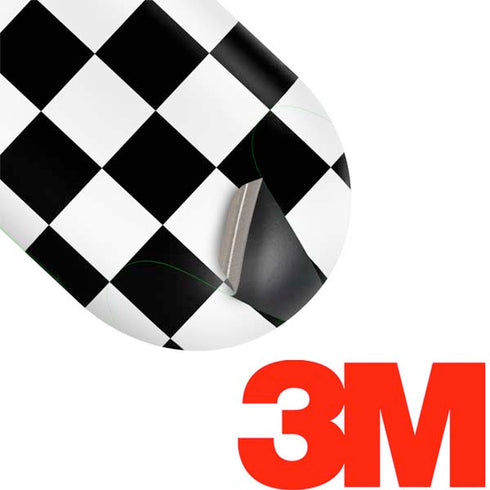 Black and White Checkered Galaxy Buds Skin