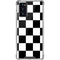 Black and White Checkered Galaxy Note20 5G Clear Case