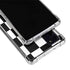 Black and White Checkered Galaxy Note20 5G Clear Case
