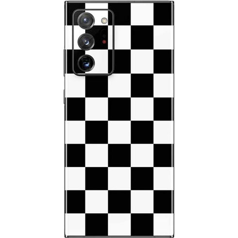 Black and White Checkered Galaxy Note20 Ultra 5G Skin