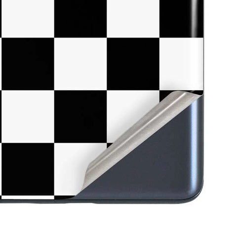 Black and White Checkered Galaxy S20 Fan Edition Skin