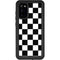Black and White Checkered Galaxy S20 Waterproof Case