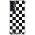Black and White Checkered Galaxy S21 5G Clear Case