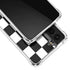 Black and White Checkered Galaxy S21 5G Clear Case