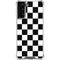 Black and White Checkered Galaxy S21 FE Clear Case