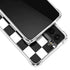 Black and White Checkered Galaxy S21 Plus 5G Clear Case