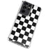 Black and White Checkered Galaxy S21 Ultra 5G Clear Case