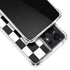 Black and White Checkered Galaxy S21 Ultra 5G Clear Case