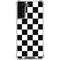 Black and White Checkered Galaxy S22 Plus Clear Case