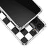 Black and White Checkered Galaxy S22 Plus Clear Case