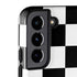 Black and White Checkered Galaxy S22 Plus Pro Case