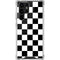 Black and White Checkered Galaxy S22 Ultra Clear Case