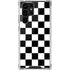 Black and White Checkered Galaxy S22 Ultra Clear Case