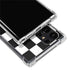 Black and White Checkered Galaxy S22 Ultra Clear Case