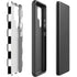 Black and White Checkered Galaxy S22 Ultra Pro Case