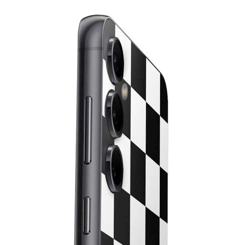 Black and White Checkered Galaxy S23 FE Skin