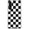 Black and White Checkered Galaxy S23 Plus Clear Case